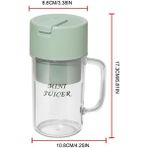 Wangchuang Yeşil Elektrikli Narenciye Sıkacağı Bardağı Taşınabilir Mini Blender Taşınabilir Elektrikli Meyve Sıkacağı Bardağı Meyve Karıştırıcı Seyahat Blender Meyve Karıştırıcı Makinesi (Yurt Dışından) - Renkli