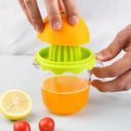 Wangchuang Yeşil Meyve Sıkacağı Ev Manuel Limon Sıkacağı Çok Fonksiyonlu Ev Küçük Sıkacağı Plastik Manuel Sıkacağı Portakal Narenciye Sıkacağı (Yurt Dışından) - Renkli