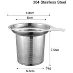 Wangchuang Yüksek Kaliteli B 304 Paslanmaz Çelik Çay Demlikler Yeniden Kullanılabilir Çay Kaçak Filtresi Çay Süzgeci Demlik Metal Gevşek Çay Yaprağı Baharat Filtresi Ev Aksesuarları (Yurt Dışından)
