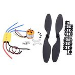 WANGCL Quadruple Axis F450 with Flight Kits RC1000KV Brushless Motor 30A Brushless ESC 1045 Propeller for DJI F450 550 Quadcopter