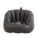 WANGHAI-666 Koltuk Sandalyeleri Lazy Sofa Mini Tek Kişilik Küçük Daire Balkon Oturma Odası (Siyah)