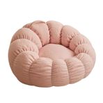WANGHAI-666 Koltuk Sandalyeleri Tembel Koltuk Yatmak İçin Yatar Yatma Koltuğu Kompakt Küçük Fasulye Çantası Tekli Yuvalama Sandalyesi (Pembe,Large)