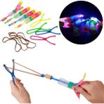 Wanglm 1 Adet 10/adet LED Aydınlatma Yukarı Aydınlık Oyuncak Uçan Sapan Uçan Oyuncaklar Oyuncaklar Noel Dekor Işık Hızla Hızlı Mancınık (Yurt Dışından) - Eğitici / kutu oyunları