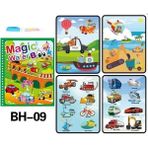 Wanglm Trafik B Sihirli Su Çizim Kitabı Yeniden Kullanılabilir Boyama Kitabı Boyama Çizim Oyuncaklar Montessori Duyusal Erken Eğitim Oyuncaklar Çocuklar Için (Yurt Dışından) - Eğitici / kutu oyunları