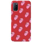 WANNA PROTECT Oppo A72 ile Uyumlu Kırmızı Renkli Lips Dudak Desenli Silikon Telefon Kılıfı lips2_194