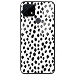WANNA PROTECT Oppo Realme C21 ile Uyumlu Benek Premium Desenli Glossy Telefon Kılıfı, Çok Renkli