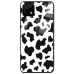 WANNA PROTECT Oppo Realme C21 ile Uyumlu İnek Desenli Glossy Telefon Kılıfı, Çok Renkli