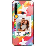 WANNA PROTECT Redmi Note 8 Uyumlu Kişiye Özel Glossy Telefon Kılıfı, Sevgili/Best Friend Desenli, Hopeworld kisiyeozelglossy_187