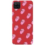 WANNA PROTECT Samsung Galaxy A12 ile Uyumlu Kırmızı Renkli Lips Dudak Desenli Silikon Telefon Kılıfı lips2_190