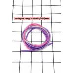 WANNA PROTECT Şarj Kablosu Koruyucu, Spiral Kablo Sarma Örgü Kılıfı, Pembe-Gümüş-Mor TYCJO6Z6JN169860755003661