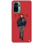 WANNA PROTECT Xiaomi Redmi Note 10s ile Uyumlu Kırmızı, Attack On Titan Desenli, Premium Silikon Telefon Kılıfı, İçi Kadife attackontitan12_189