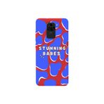 WANNA PROTECT Xiaomi Redmi Note 9 ile Uyumlu Stunning Babes Desenli Silikon Telefon Kılıfı, Kırmızı, İçi Kadife