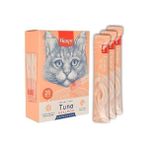 Wanpy 14 gr X 25 Li Ton Balıklı Somonlu Likit Sıvı Kedi Ödülü Yüksek Proteinli Lezzet