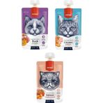 Wanpy 3 Çeşit 3x90 gr Karma Kedi Et Ezmesi