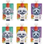 Wanpy 3 Çeşit 6x90 gr Karma Taze Köpek Ezmesi