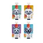Wanpy 4 Çeşit 4x90 gr Karma Taze Köpek Et Ezmesi
