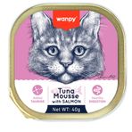 Wanpy 40 gr Ton Balıklı ve Somonlu Alutray Kedi Yaş Mama
