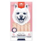 Wanpy 5x14 gr Somonlu ve Tavuklu Sıvı Köpek Ödül Maması