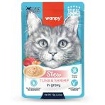 Wanpy 70G Pouch Ton Balık&Karidesli Yaş Kedi Mamas Skt:09/2027