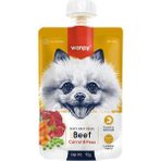 Wanpy 90 gr Taze Sığır Etli Havuçlu Köpek Et Ezmesi