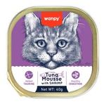 Wanpy Alutray Ezme Ton Balıklı Karidesli 40 gr Kedi Konservesi