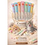 Wanpy Creamy Cat Treat Karışık Krema Sıvı Kedi Ödül Maması 14 gr X 7 Adet