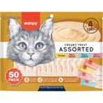 Wanpy Creamy Treat Karışık 4 Lezzetli 50x14 gr Sıvı Kedi Ödül Maması