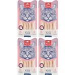Wanpy Digiworld Ton Balığı - Karides Sıvı Kedi Ödül Maması 5X14 Gr. (4 Adet)