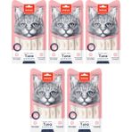 Wanpy Digiworld Ton Balığı&karides Sıvı Kedi Ödül Maması 5X14GR - 5 Paket