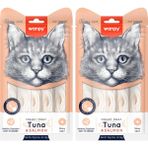 Wanpy Digiworld Ton Balığı&somon Sıvı Kedi Ödül Maması 5X14GR - 2 Paket