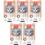 Wanpy Digiworld Ton Balığı&somon Sıvı Kedi Ödül Maması 5X14GR - 5 Paket