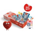 Wanpy Kalp Temalı Özel Kutu Kedi Ödül Seti
