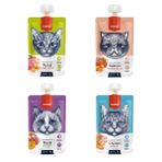 Wanpy Karışık Lezzetler Doğal Sıvı 4x90 gr Kedi Ödül Maması
