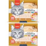 Wanpy Karışık Lezzetli Sıvı Kedi Ödülü 50X14 gr x 2 Paket