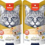 Wanpy Karışık Sıvı Kedi Ödülü 2 Adet x 25 x 14 gr