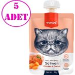 Wanpy Kedi Ödülü Somonlu Tavuklu Ezme 90 Gr 5 AD