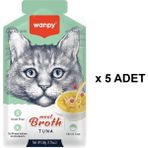 Wanpy Kediler için Ton Balığı Eti Çorbası 50 Gr X 5 ADET