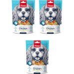 Wanpy Köpek Ödülü Üzeri Tavuk Sargrılı Bisküvi 100 gr. x 3 Adet Wanpy