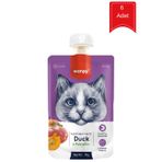 Wanpy Ördekli Ve Bal Kabaklı Ezme Kedi Ödül Maması 90 Gr X 6 Adet