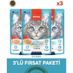 Wanpy Pouch Ton Balık Yetişkin Kedi Yaş Maması Seti 3x70 gr - 3X70GR