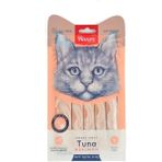 Wanpy Premium Ton Balığı ve Somonlu Sıvı Kedi Ödül Maması 5 x 14 gr Yüksek Proteinli Lezzet - 1 kg