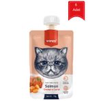 Wanpy Somonlu Ve Tavuklu Ezme Kedi Ödül Maması 90 Gr X 6 Adet