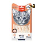 Wanpy Somonlu Yavru Kedi Krema Ödülü 5X14 gr x 4 Adet