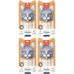 Wanpy Tavuk & Yengeç Sıvı Kedi Ödül Maması 5X14 Gr. (4 Adet)