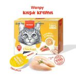 Wanpy Tavuklu Kaşıklı 10x16 gr Kedi Ödül Kreması