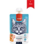 Wanpy Tavuklu ve Havuçlu Ezme Kedi Ödül Maması 90 gr x 6 Adet - 1