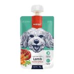 Wanpy Taze Kuzu Etli ve Havuçlu Et Ezmesi Doğal Köpek Ödülü 90 gr - 1 Adet - Çok Renkli