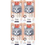 Wanpy Ton Balığı & Somon Sıvı Ödül Maması 5x14 Gr. (4 Adet)