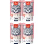 Wanpy Ton Balığı ve Karidesli Destekleyici Krema Kedi Ödül Maması 14gr (25'li) - 4 Paket
