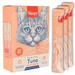Wanpy Ton Balığı ve Somonlu 25x14 gr Sıvı Kedi Ödül Maması